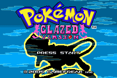 Pokemon - Glazed (Hack) — Title screen